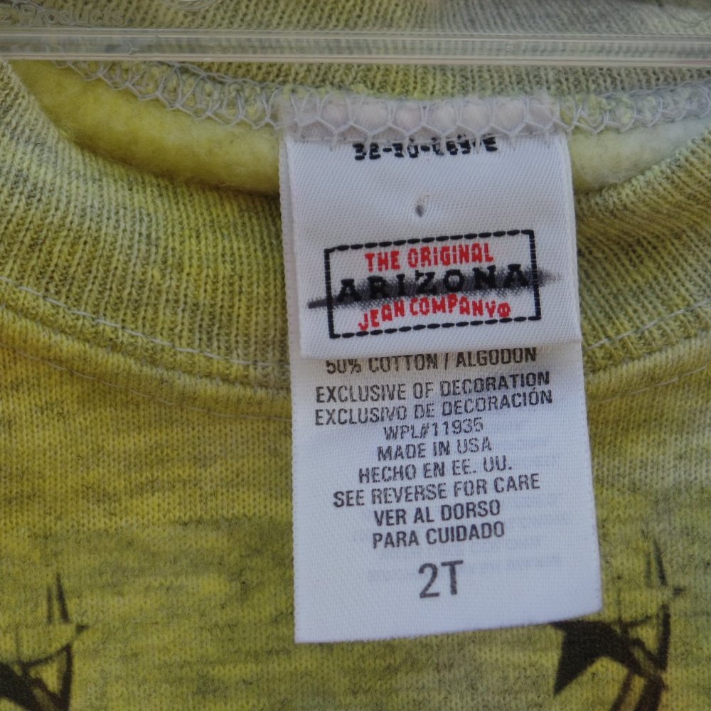 Tie Dye Sweatshirt Arizona Size 2 Music Rasta Band - Picture 5 of 7